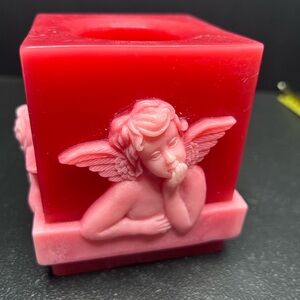 candle impressions - angel flameless candle - new